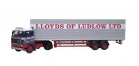 76F88003 Oxford Diecast Volvo F88 40ft Box Trailer Lloyds of Ludlow