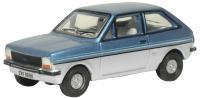 76FF007 Oxford Diecast Titan Blue/Strato Silver Ford Fiesta MkI