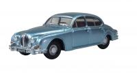 76JAG2008 Oxford Diecast Jaguar Mk2 Opalescent Silver Blue