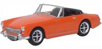 76MGM001 Oxford Diecast MG Midget MkIII Blaze Orange