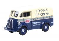 76MJ013 Oxford Diecast Morris J Type Van Lyons Ice Cream