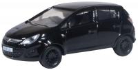 76VC004 Oxford Diecast Vauxhall Corsa Black.