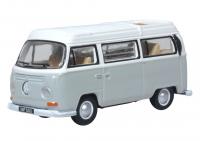 76VW032 Oxford Diecast VW Bay Window Camper Silver Grey/White