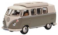 76VWS006 Oxford Diecast Volkswagen T1 Camper Grey/White