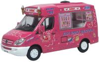 76WM009 Oxford Diecast Mercedes Whitby Mondial Ice Cream Van Tonibell