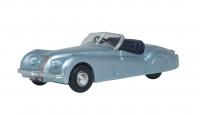76XK120007 Oxford Diecast Jaguar XK120 Pastel Blue