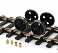 7A-000-012 Dapol Disc Wheels - 2 Axles
