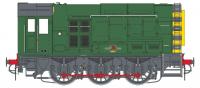 7D-008-019UD Dapol Class 08 BR Green Late Crest