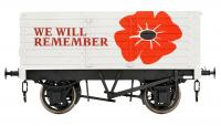 7F-073-035 Dapol 7 Plank 9ft wheelbase - We will remember poppy