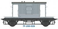 7F-200-026 Dapol BR 20T Brake Van unnumbered Grey