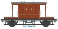 7F-200-027 Dapol BR 20T Brake Van unnumbered Bauxite