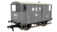 820007 Rapido LSWR/WD 20T Brake Van - No. 28 Metropolitan Grey