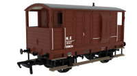 820016 Rapido LSWR/WD 20T Brake Van - No. 601834 LNER Oxide (pos