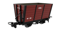 833005 Rapido 009 Wooden Hopper - Red 'Coal' No. 36