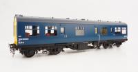 9103 Heljan LMS Inspection Saloon QXV number TDM 395280 in BR blue withfull yellow ends