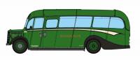 920005 Rapido Bedford OB Coach - GDL 796 - Southern Vectis Dark Green