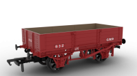 925012 Rapido GWR Four-Plank Open No.632 (GWR Red)