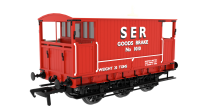 931025 Rapido SECR 6 Wheel Brake Van - No. 1010 - SER Red (as-pr