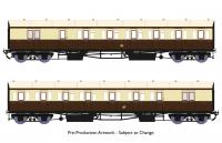 946002 Rapido Dia E140 B Set - No.6523 & 6524 GWR Inter-War Livery