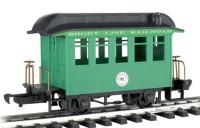 97093 Bachmann Coach - Short Line Railroad - Green With Black Roof.