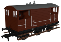 975009 Rapido GCR 15T 6w Brake - LNER Bauxite post-1936 No.50942