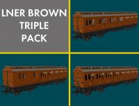 978219 Rapido LNER Evolution Non-Cor Carriage Pack