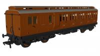 978220 Rapido LNER Evolution Non-Cor Carriage Brake 3rd No.51799