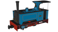986504 Rapido Kerr Stuart Sirdar - Lined Blue - DCC Fitted