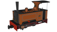 986005 Rapido Kerr Stuart Sirdar - Lined Burnt Orange
