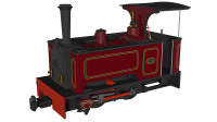 986006 Rapido Kerr Stuart Sirdar - Lined Maroon