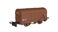 990204 Rapido Gunpowder Van -  Plain Rusty Brown No.37