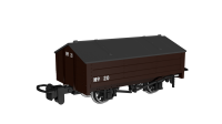 990401 Rapido Peaked Roof Van -  Plain Brown No.20