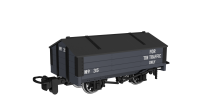 990407 Rapido Peaked Roof Van -  Dark Grey 'Tin' No.35