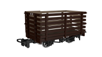 990603 Rapido Livestock Wagon -  Plain Brown No.25