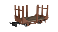 990705 Rapido Stake Wagon -  Plain Rusty Brown No.65