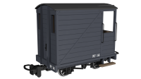 990804 Rapido Single Veranda Brake Van -  Plain Dark Grey No.14