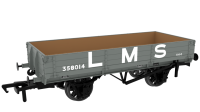 996007 Rapido GCR Dia. 6C 3-Plank Open - No. 358014 LMS Grey (pr
