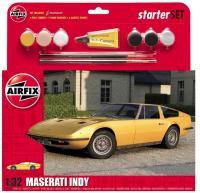 A55309 Airfix Large Starter Set - Maserati Indy Scale 1:32 Plastic Model Kit