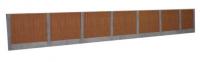 ATD003 ATD Models Timber Fencing Brown Concrete Posts Card Kit