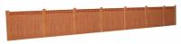 ATD005 ATD Models Wooden Fencing Brown with Trellis Top Card Kit