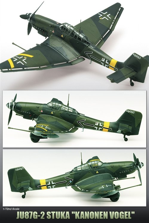 PKAY12404 Academy Junkers Ju-87G-2 Stuka