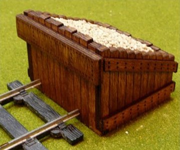 BF-OS-08 Proses O Scale Scale Authentic Wood Buffer Stop Kit (2 in a pack)