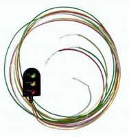 BH04 Eckon 3 aspect round signal head (R/Y/G) long wires