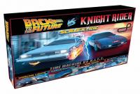 C1431M Scalextric 1980s TV - Back to the Future vs Knight Rider Race Set