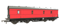 C2021 Clark Railworks LMS 42ft GUV number 37719 - BR Crimson