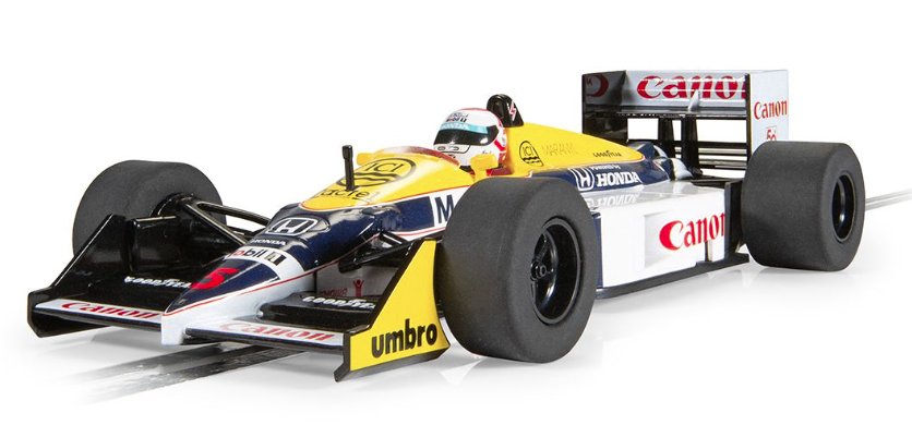 thumbnail image 2 of Scalextric Williams FW11B Nigel Mansell 1987 British GP Slot Car - 1:32 Scale Formula 1 Racer 2 of 5