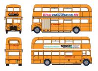 E42602 EFE Road AEC Routemaster Northern NBC FTP595C (3109) Service 136 North Hylton