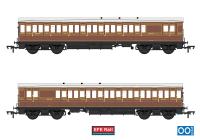 E86025 EFE Rail 54ft non-Corridor Brake Third LBSCR Raw Umber