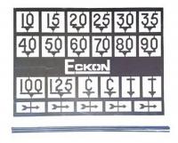 EA7 Eckon Etched Brass Speed Restriction Signs Kit