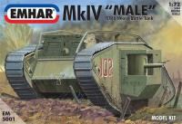 PKEM5001 Pocketbond Mk IV ‘Male’ WWI Heavy Battle Tank